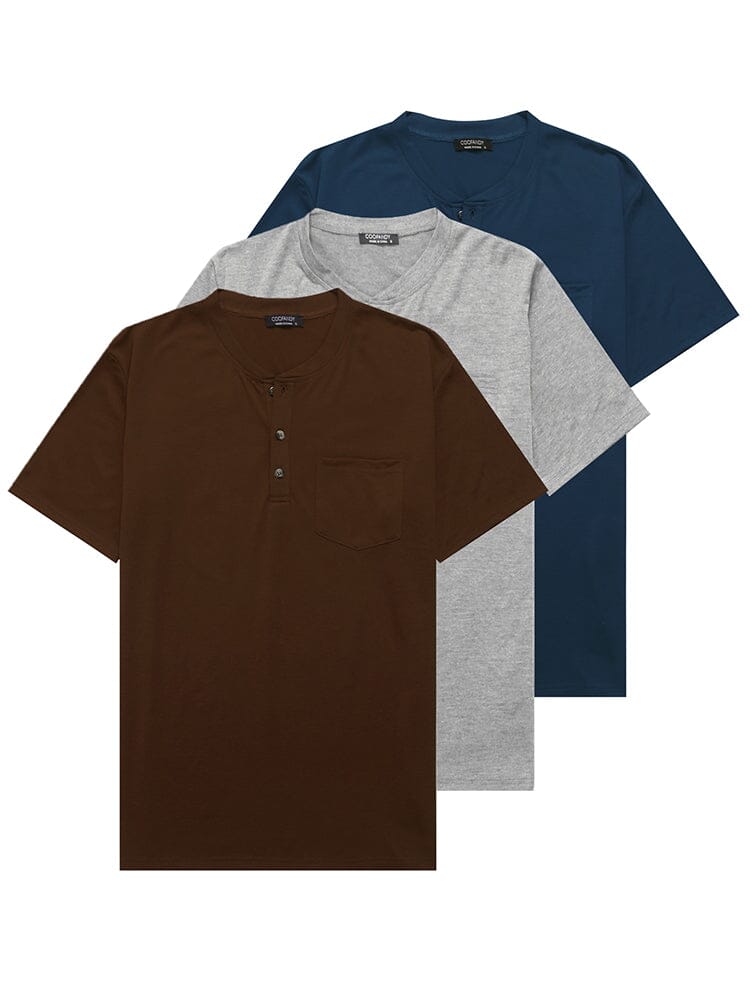 Klassisch Fit Baumwolle Hemden 3 Pack