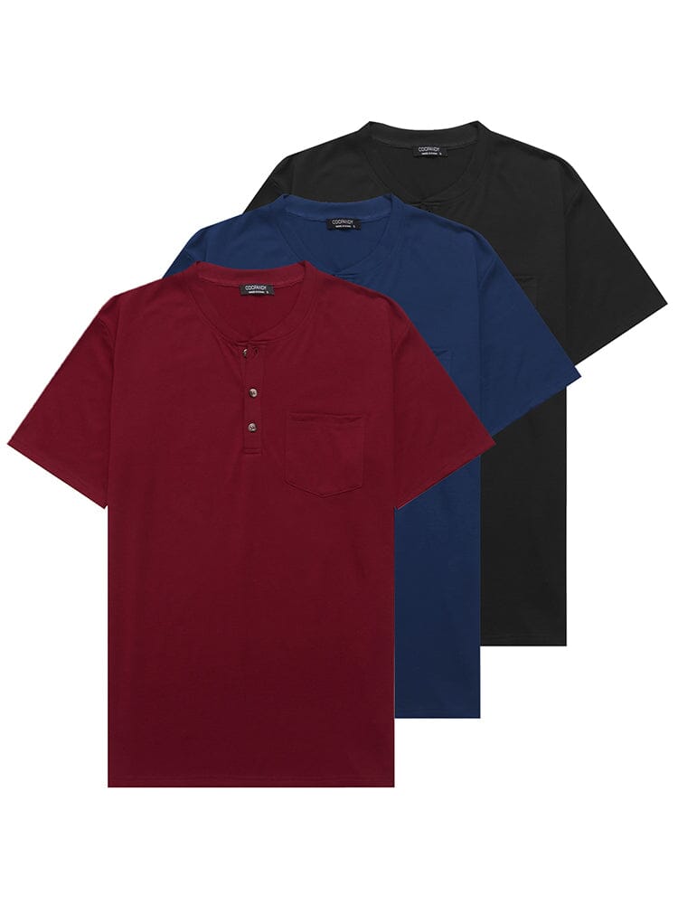 Klassisch Fit Baumwolle Hemden 3 Pack