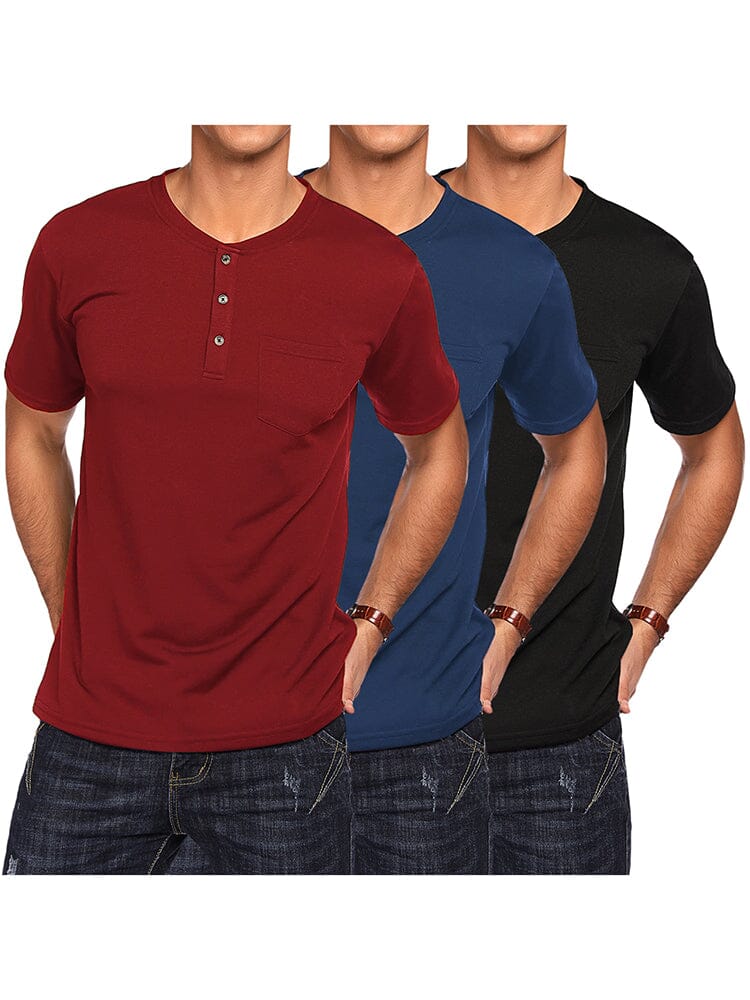 Klassisch Fit Baumwolle Hemden 3 Pack