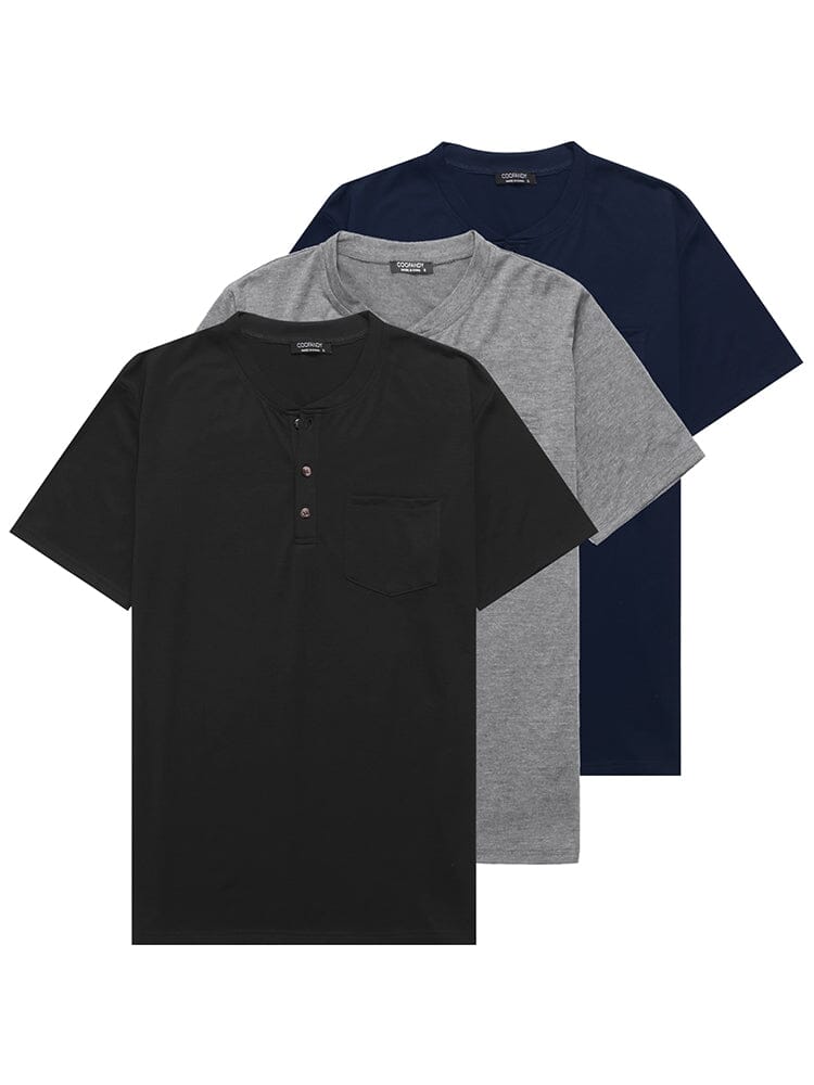Klassisch Fit Baumwolle Hemden 3 Pack
