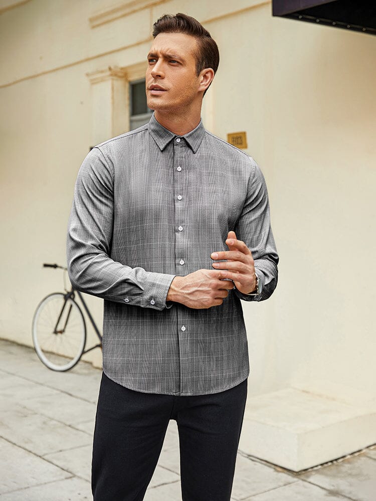 Klassisch Regular Fit Plaid Hemd