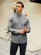 Klassisch Regular Fit Plaid Hemd