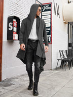 Casual Lightweight Mit Kapuze Cardigan