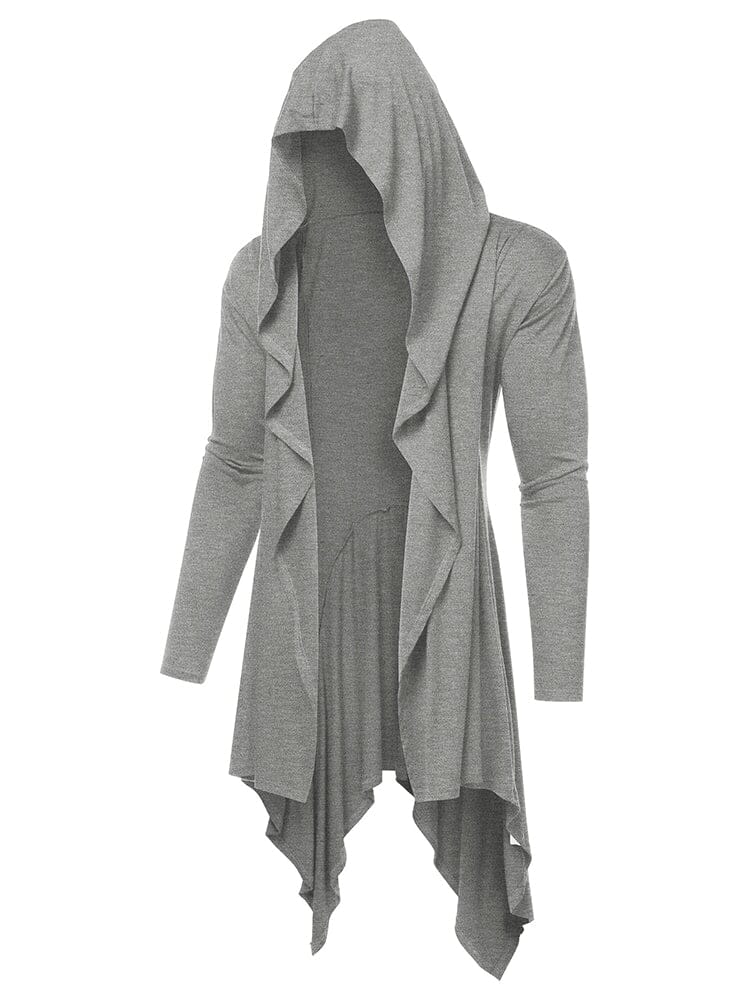 Casual Lightweight Mit Kapuze Cardigan
