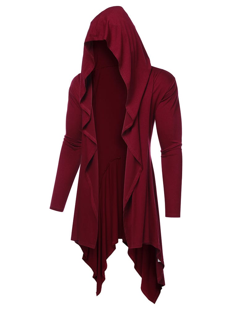 Casual Lightweight Mit Kapuze Cardigan