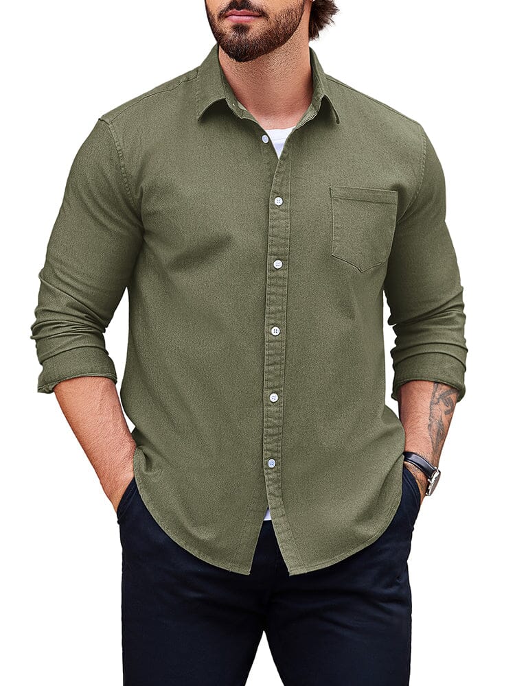 Klassisch Fit Denim Hemd