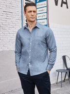Klassisch Fit Denim Hemd