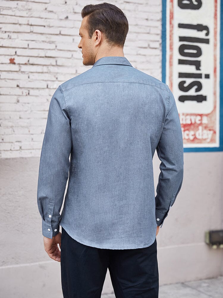 Klassisch Fit Denim Hemd