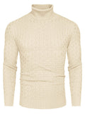 Casual Slim Fit Rollkragen Pullover Pullover