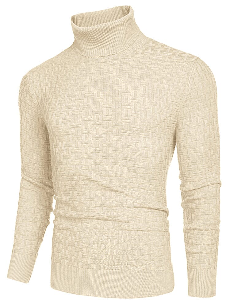 Casual Slim Fit Rollkragen Pullover Pullover