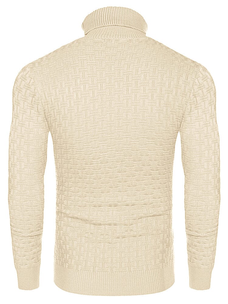 Casual Slim Fit Rollkragen Pullover Pullover