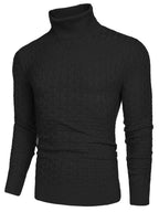 Casual Slim Fit Rollkragen Pullover Pullover