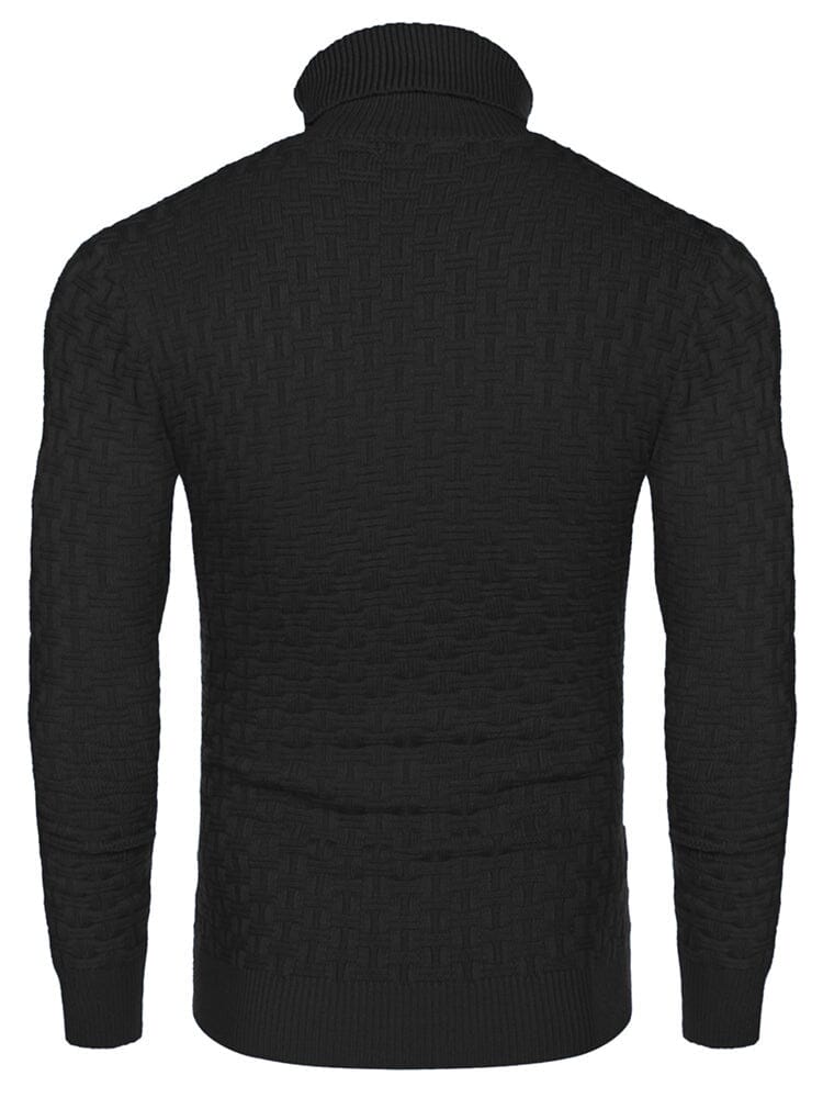 Casual Slim Fit Rollkragen Pullover Pullover