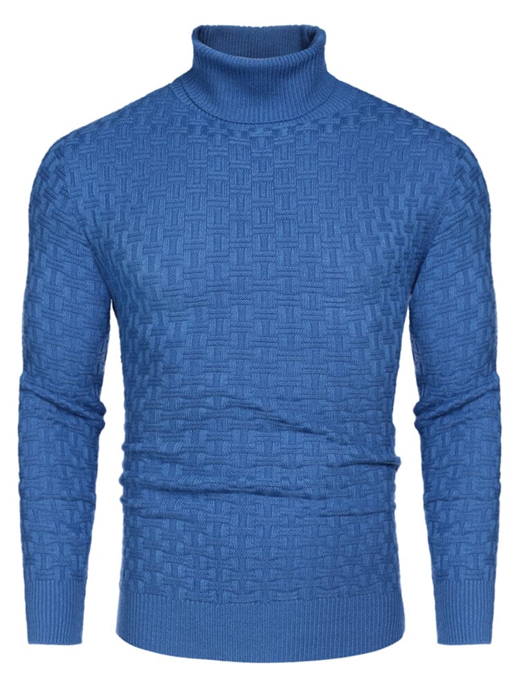 Casual Slim Fit Rollkragen Pullover Pullover