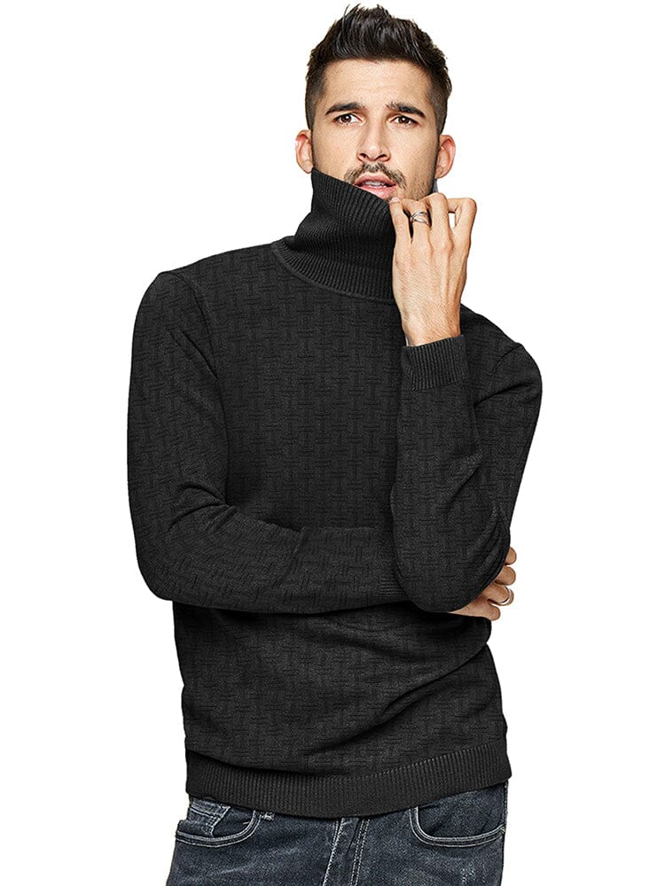 Casual Slim Fit Rollkragen Pullover Pullover