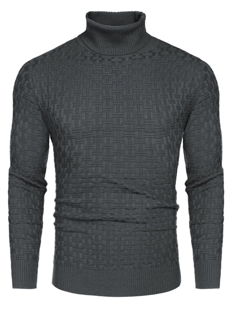 Casual Slim Fit Rollkragen Pullover Pullover
