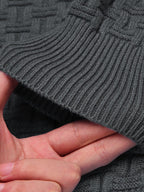 Casual Slim Fit Rollkragen Pullover Pullover