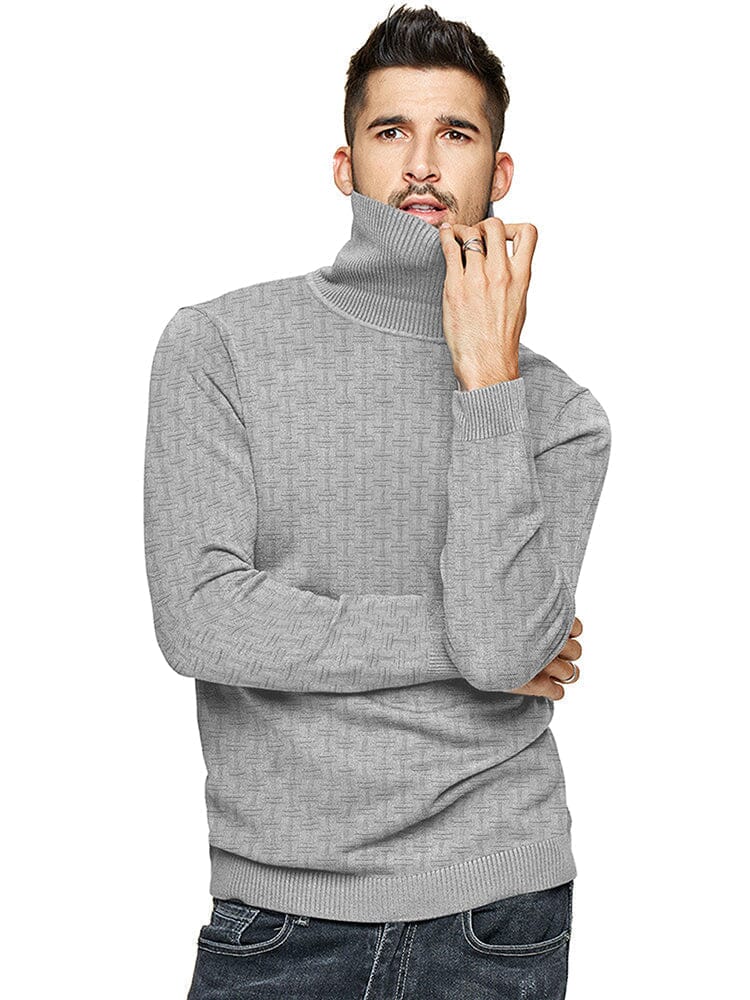 Casual Slim Fit Rollkragen Pullover Pullover