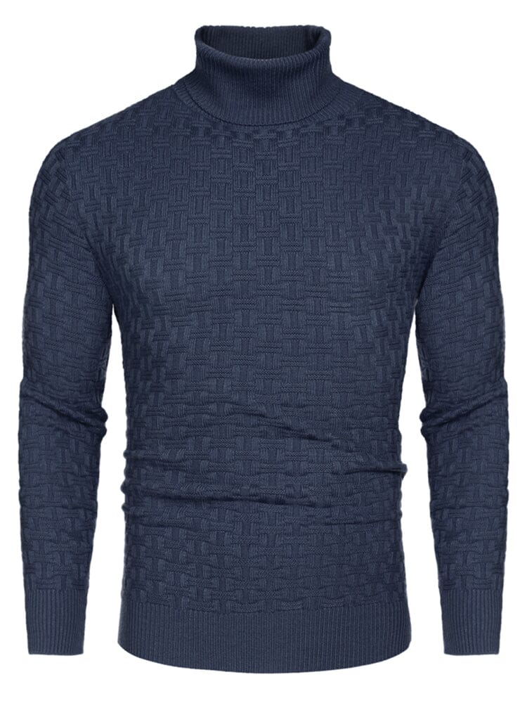 Casual Slim Fit Rollkragen Pullover Pullover