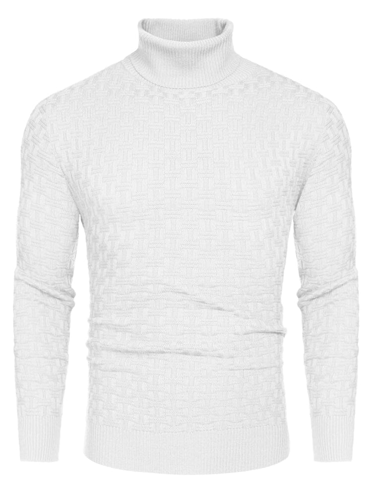 Casual Slim Fit Rollkragen Pullover Pullover