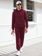 2 Teil Workout Hoodies Sets Sweatsuits
