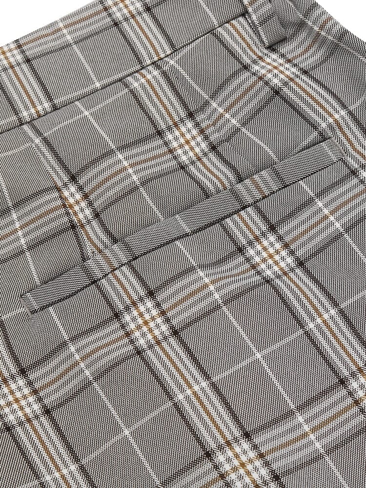 Casual Plaid Anzug Hose