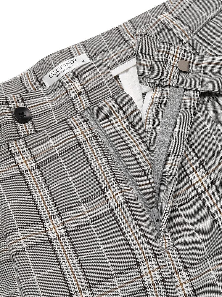 Casual Plaid Anzug Hose