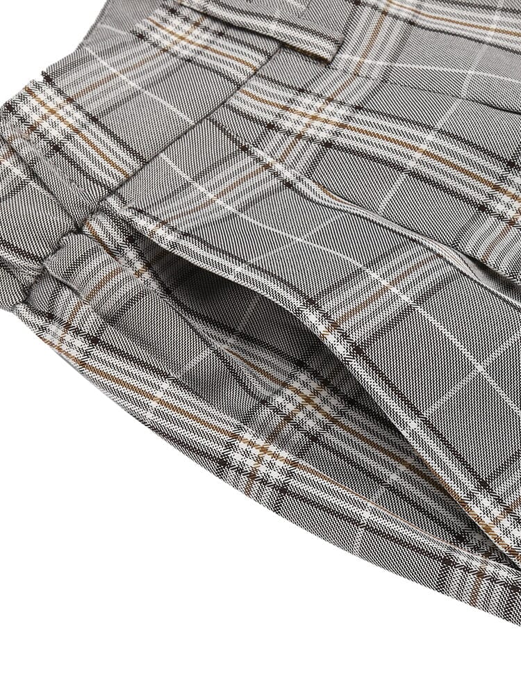 Casual Plaid Anzug Hose
