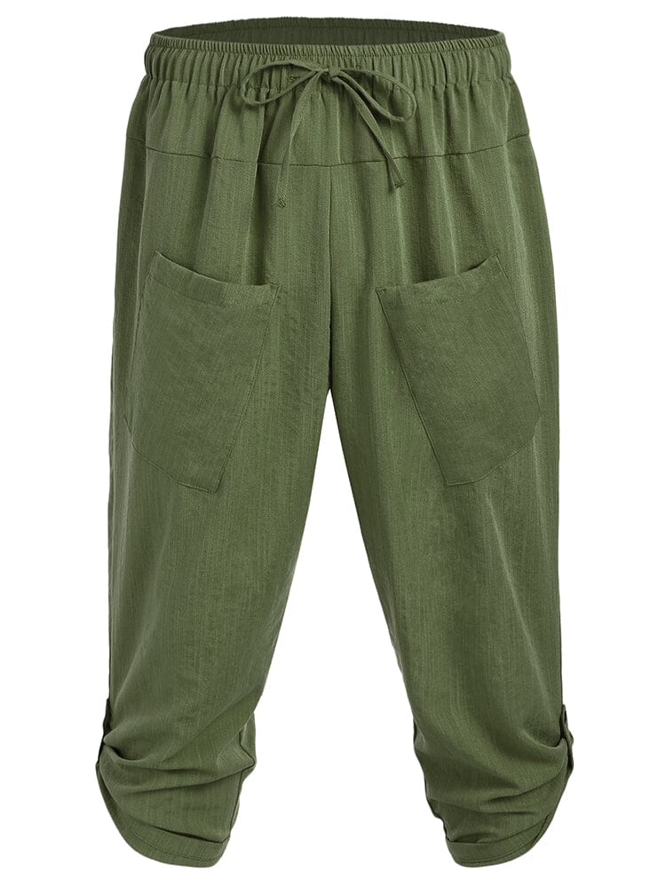 Leinen Harem Strand Yoga Hose