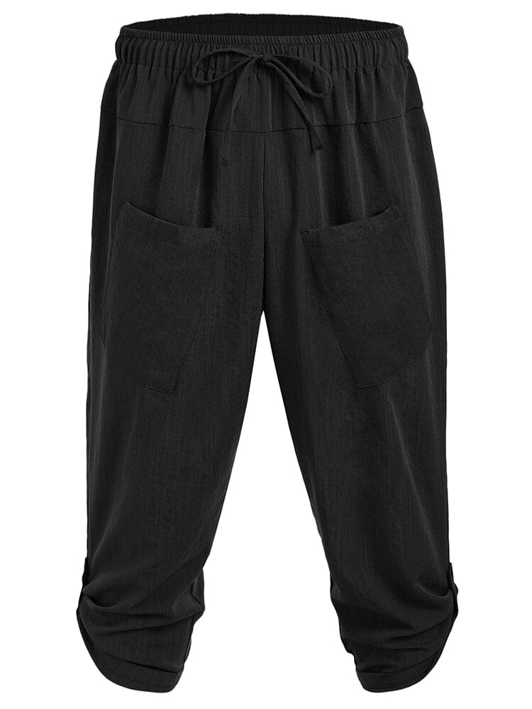 Leinen Harem Strand Yoga Hose