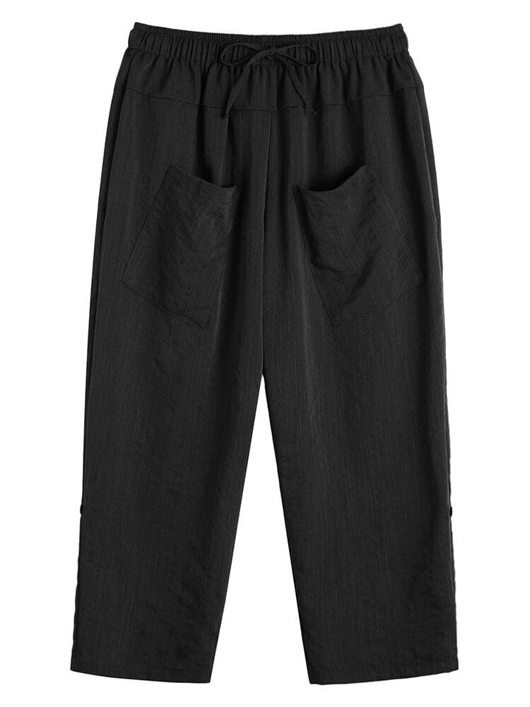 Leinen Harem Strand Yoga Hose