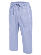Leinen Harem Strand Yoga Hose
