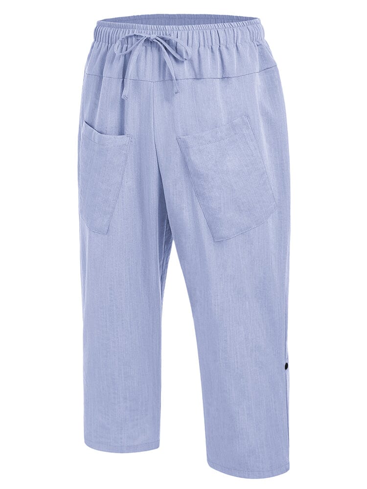 Leinen Harem Strand Yoga Hose