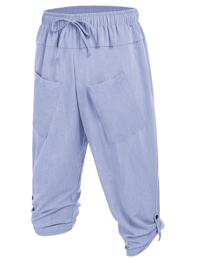 Leinen Harem Strand Yoga Hose