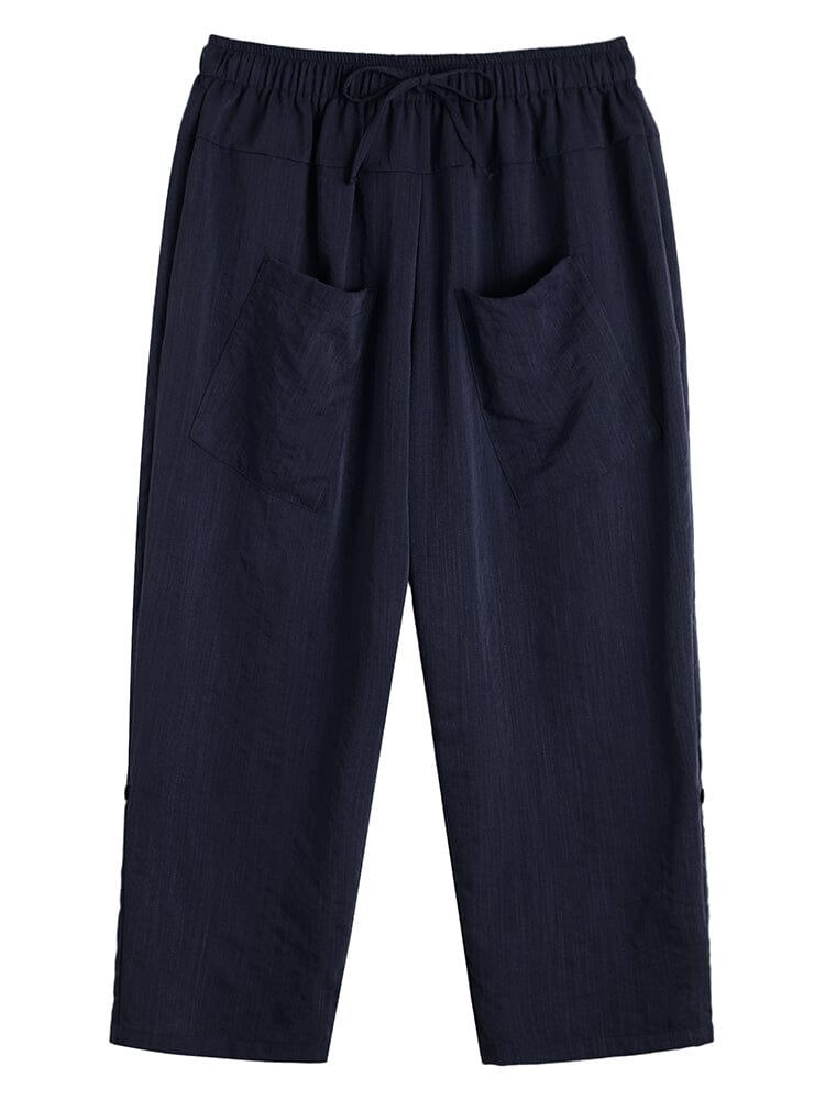Leinen Harem Strand Yoga Hose