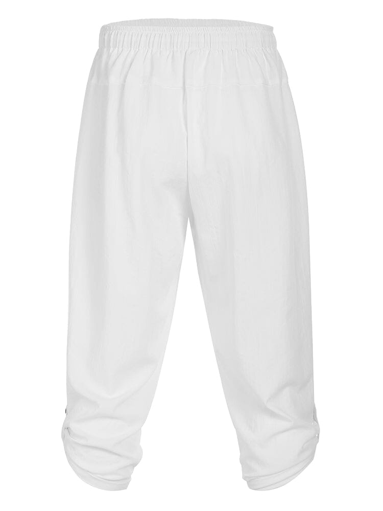 Leinen Harem Strand Yoga Hose