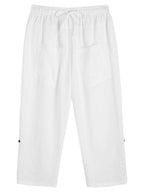Leinen Harem Strand Yoga Hose