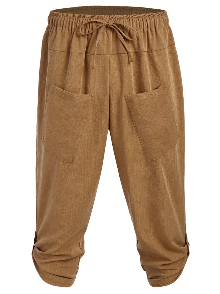 Leinen Harem Strand Yoga Hose