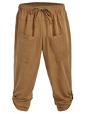 Leinen Harem Strand Yoga Hose