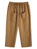 Leinen Harem Strand Yoga Hose