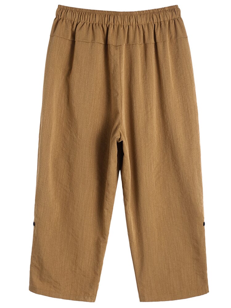 Leinen Harem Strand Yoga Hose