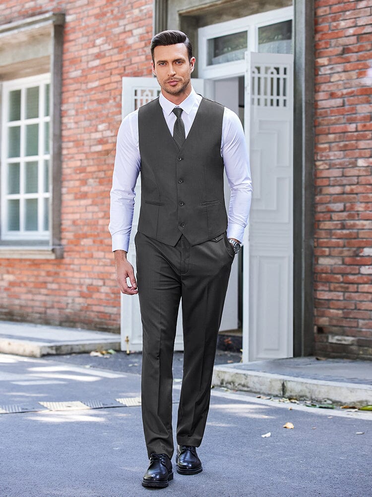 Wedding Formal Prom 3 Teil Slim Fit Tuxedo Anzug Set