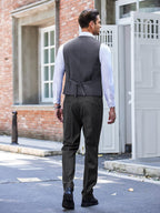 Wedding Formal Prom 3 Teil Slim Fit Tuxedo Anzug Set