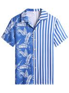 Cozy Stripe Splicing Hemd
