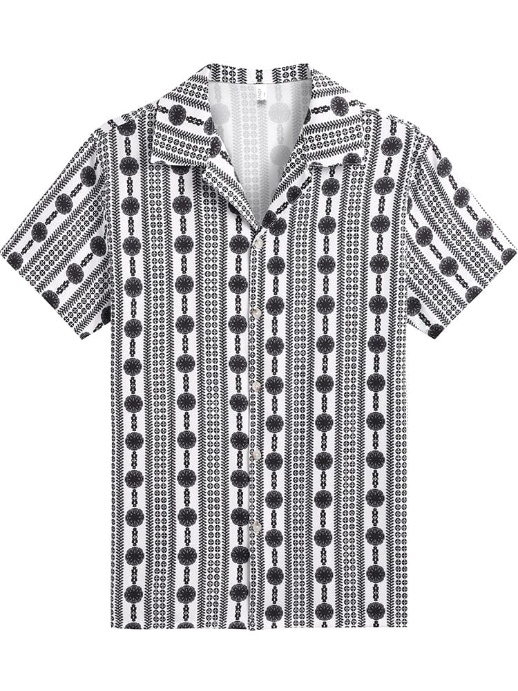 Cozy Stripe Splicing Hemd