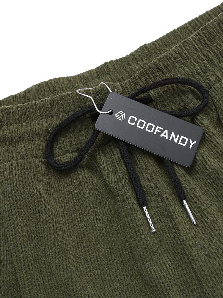 Casual Corduroy Harem Hose