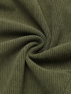 Casual Corduroy Harem Hose