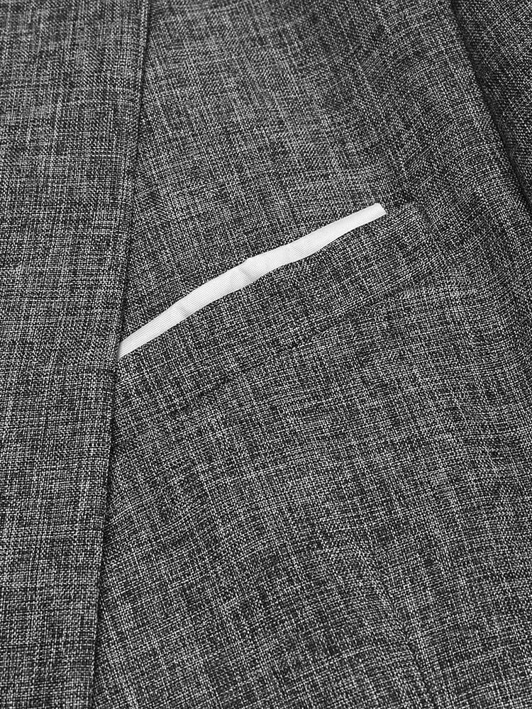 4-Teil One Knopf Blazer Anzug Sets