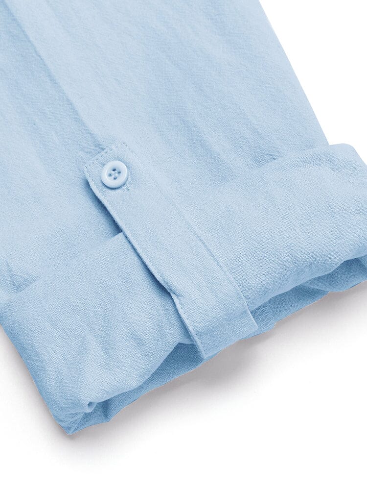 Casual 2 Teile Henley Hemden Set