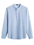 Casual 2 Teile Henley Hemden Set